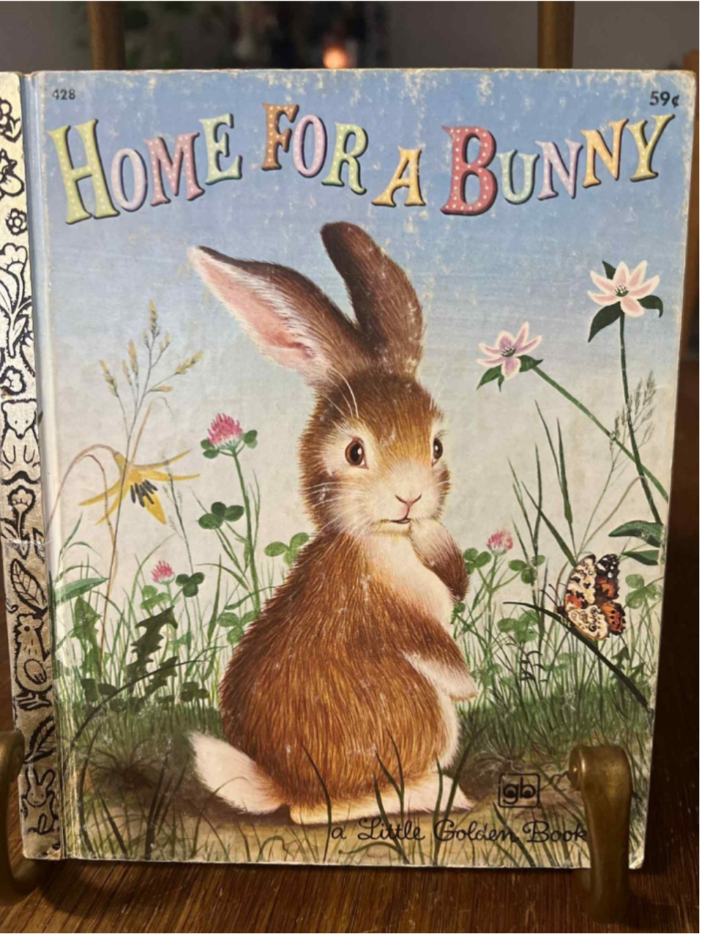 1977 Little Golden Book Home For A Bunny